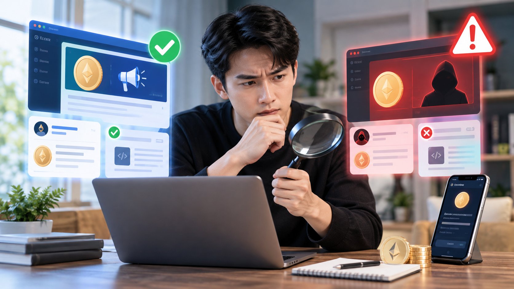 Ảnh minh hoạ: Cách kiểm tra tin niêm yết token, tránh listing giả