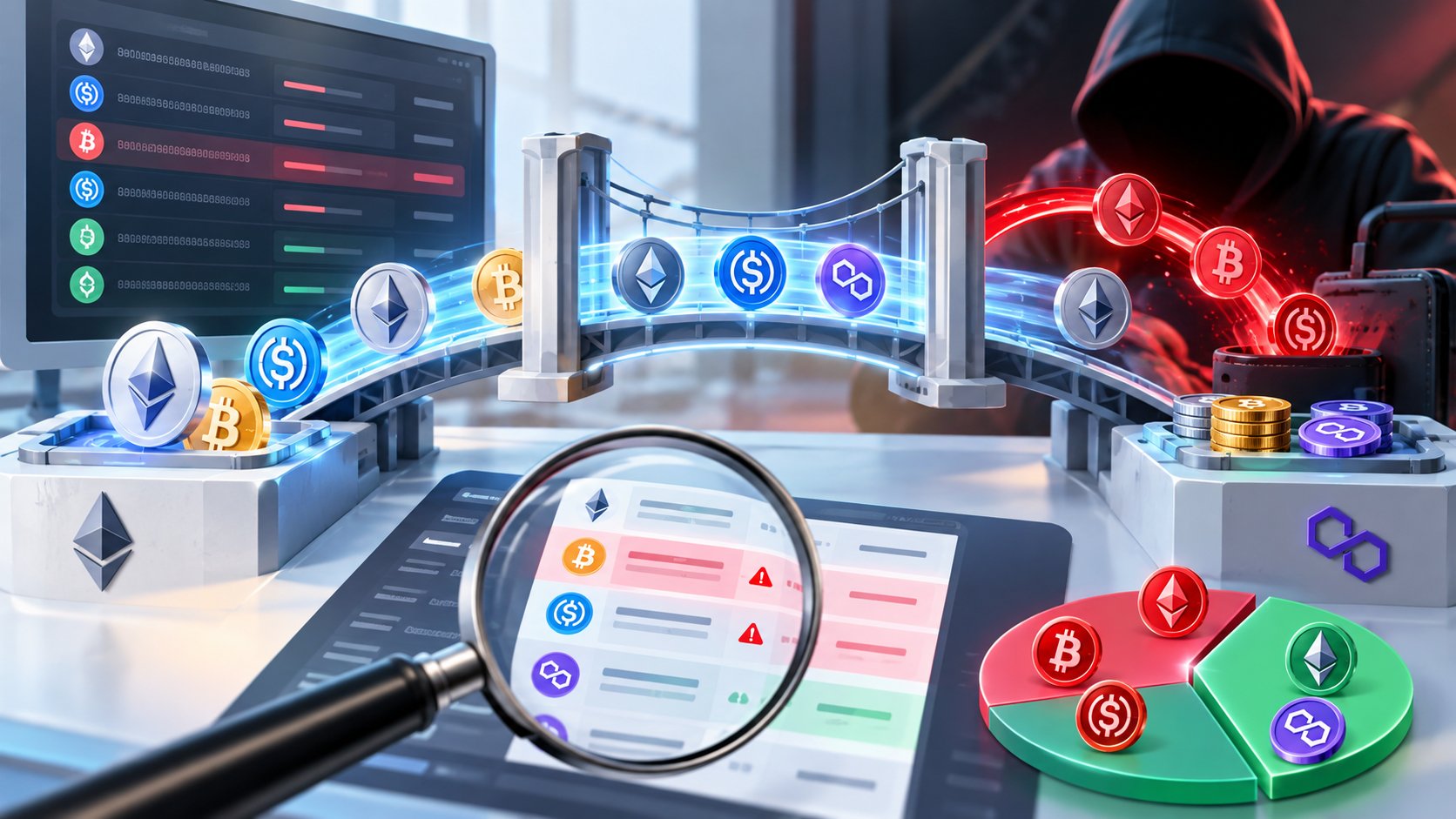 Bridge crypto bị hack: Cách kiểm chứng thiệt hại 2 Ảnh minh hoạ: Bridge crypto bị hack: Cách kiểm chứng thiệt hại