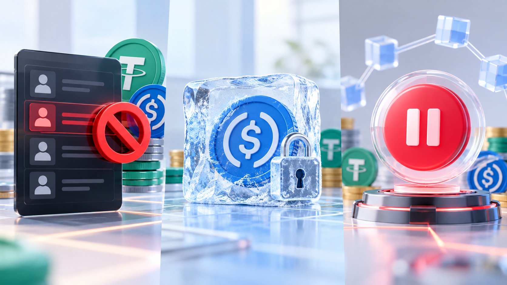 Ảnh minh hoạ: Stablecoin bị đóng băng: Ai có quyền và cách kiểm tra
